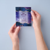 銀河系ボーイズバーMITVAH AGATE青LOWEST BUDGET チラシ (手)