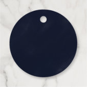 銀河系ボーイ赤ちゃんシャワー フェイバータグ (裏面)