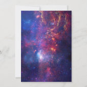 銀河系ボーリング誕生日招待状 招待状 (裏面)