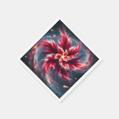 銀河系ポインセチアフェスティバルフローラデカップナプキンス スタンダードカクテルナプキン (角)