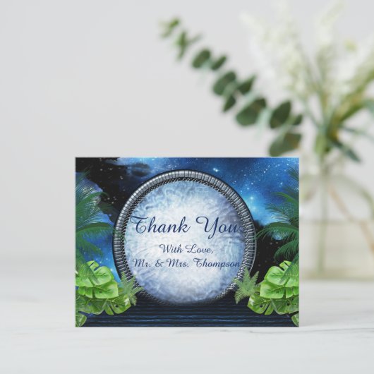 銀河系ポータルありがとう 案内ポストカード (スタンド正面)