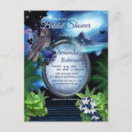 銀河系ポータルブライダルシャワー ポストカード