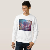 銀河系メンズベーシックSweatshirt スウェットシャツ (正面フル)