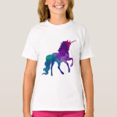 銀河系ユニコーン空の色の青と紫, ZKOA Tシャツ (正面)