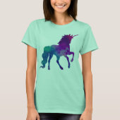 銀河系ユニコーン空の色の青と紫, ZKOA Tシャツ (正面)