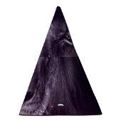 銀河系ライオン顔アート壁紙 パーティーハット (右)