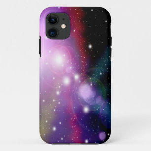 銀河系ライトアートデザイン抽象芸術 iPhone 11 ケース