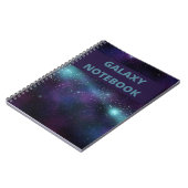 銀河系ラバーズスター宇宙ブルー ノートブック (左側)