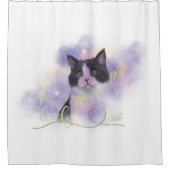 銀河系ラブキャット シャワーカーテン (正面)