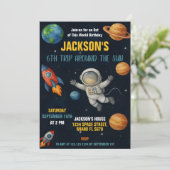 銀河系ロケット船パーティー招待状 招待状 (スタンド正面)