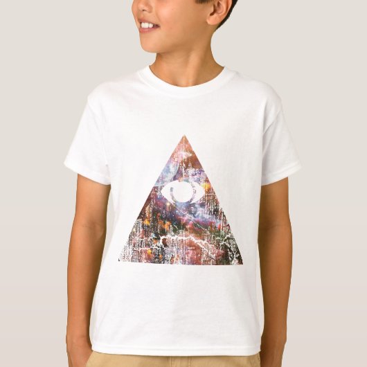 銀河系三角形 Tシャツ (正面)