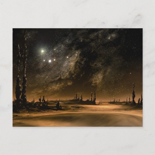 銀河系上昇 ポストカード (正面)