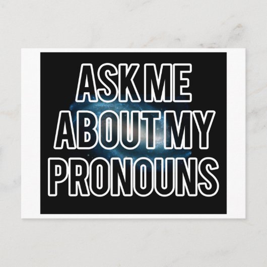 銀河系代名詞はがき ポストカード (正面)