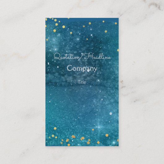 銀河系内のUFO芸術的 名刺 (裏面)