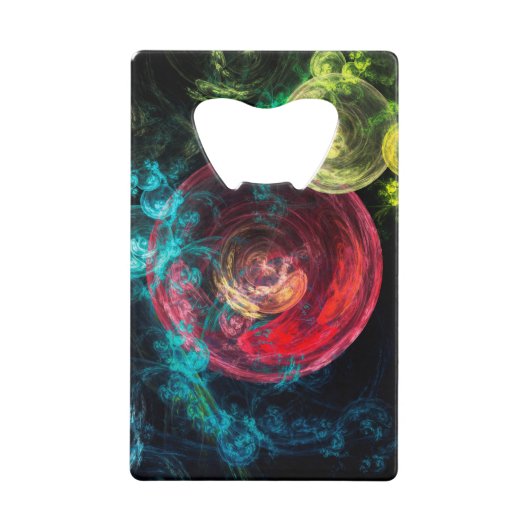 銀河系円 クレジットカード栓抜き (正面)