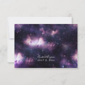 銀河系外部空間なし食事RSVP 出欠カード (裏面)