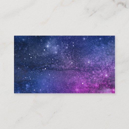 銀河系夢の催眠療法士no2ビジネスカード 名刺 (裏面)