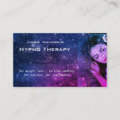 銀河系夢の催眠療法士no2ビジネスカード 名刺 (正面)