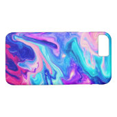 銀河系大理石モダン抽象芸術水彩iPhone 7 Case-Mate iPhoneケース (裏面(横))