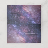 銀河系天空宇宙コスモススター結婚ズ プレイスカード (外部開封)