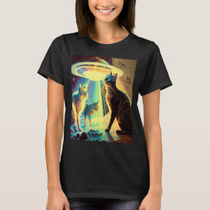 銀河系子猫UFO猫イン宇宙14 Tシャツ