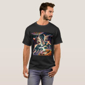 銀河系子猫UFO猫イン宇宙20 Tシャツ (正面フル)