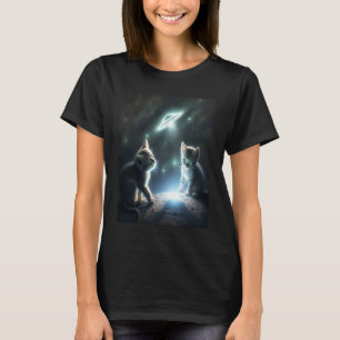 銀河系子猫UFO猫イン宇宙26 Tシャツ