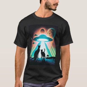 銀河系子猫UFO猫イン宇宙35 Tシャツ