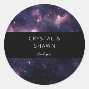 銀河系宇宙ありがとう ラウンドシール