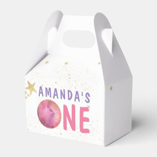 銀河系宇宙ガールバースデーパーティー フェイバーボックス (正面サイド)
