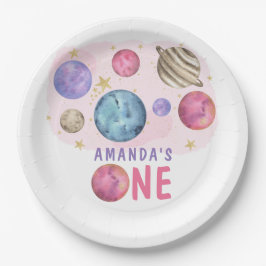 銀河系宇宙ガールバースデーパーティー ペーパープレート