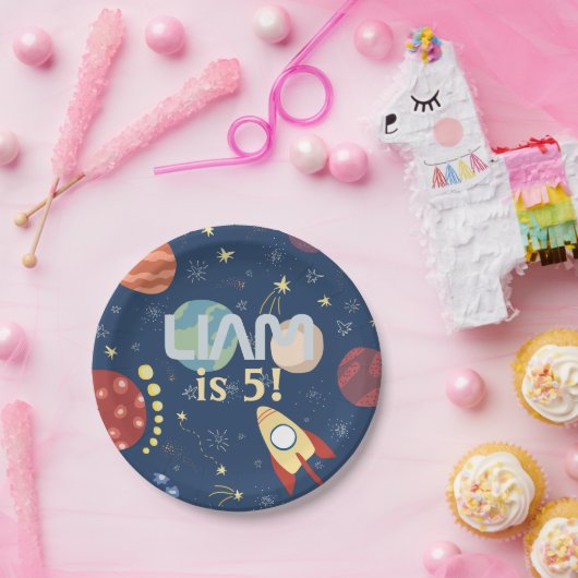 銀河系宇宙キッドの誕生日紙プレート ペーパープレート (パーティー)