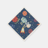 銀河系宇宙キッド誕生日 スタンダードカクテルナプキン (角)