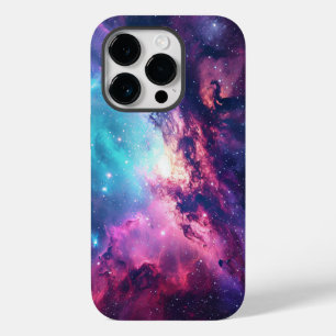 銀河系宇宙グリッター星雲パープルピンク宇宙 Case-Mate iPhone 14 PROケース