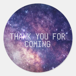 銀河系宇宙スターズスターリーサンキュー ラウンドシール