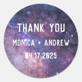 銀河系宇宙スターズスターリーサンキュー ラウンドシール