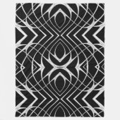 銀河系宇宙デザイン フリースブランケット (正面)