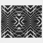 銀河系宇宙デザイン フリースブランケット (正面(横))