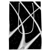 銀河系宇宙デザイン ミディアムペーパーバッグ (裏面)