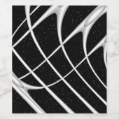 銀河系宇宙デザイン ワインラベル (シングルラベル)