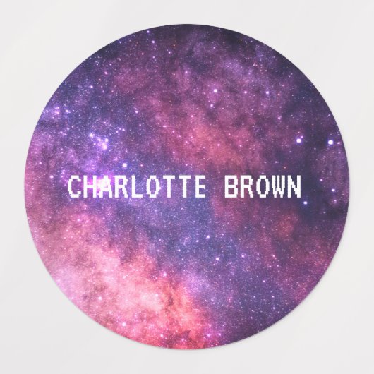 銀河系宇宙ナイトスカイスターズネブラ防水 ラベル (デザイン1)