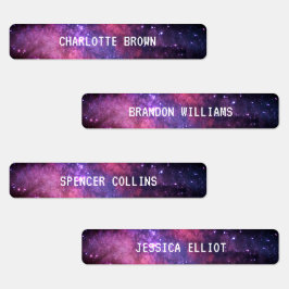 銀河系宇宙ナイトスカイスターズネブラ防水 ラベル