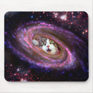 銀河系宇宙ネコLOLマウスパッド(水平) マウスパッド