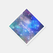 銀河系宇宙バースデーパーティナプキンズ スタンダードカクテルナプキン (角)