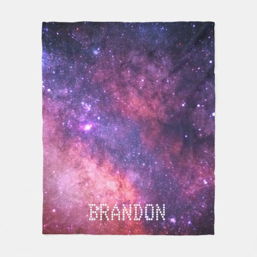 銀河系宇宙惑星スターズスカイユニバース フリースブランケット (正面)