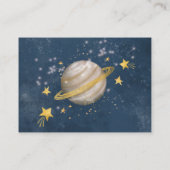 銀河系宇宙惑星月星おむつラッフル エンクロージャーカード (裏面)