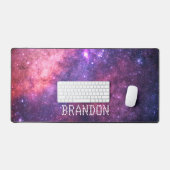 銀河系宇宙星空の宇宙 デスクマット (キーボード&マウス)