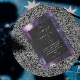 銀河系宇宙結婚式招待状