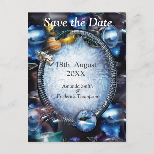 銀河系宇宙訪問者 案内ポストカード (正面)