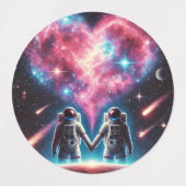 銀河系宇宙飛行士ラベル ラベル (デザイン2)